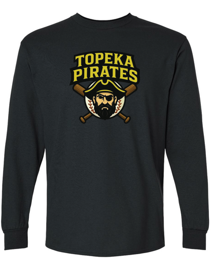 Topeka Pirates Gildan Ultra Cotton Long Sleeve T-Shirt