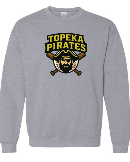 Topeka Pirates Gildan Crew Sweatshirt
