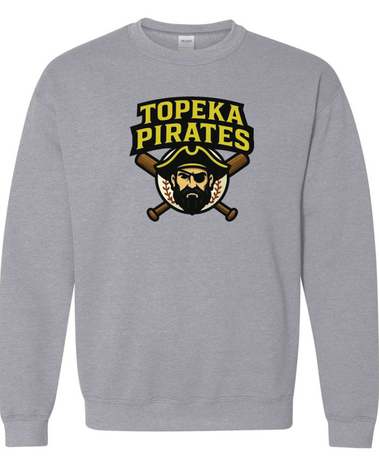 Topeka Pirates Gildan Crew Sweatshirt