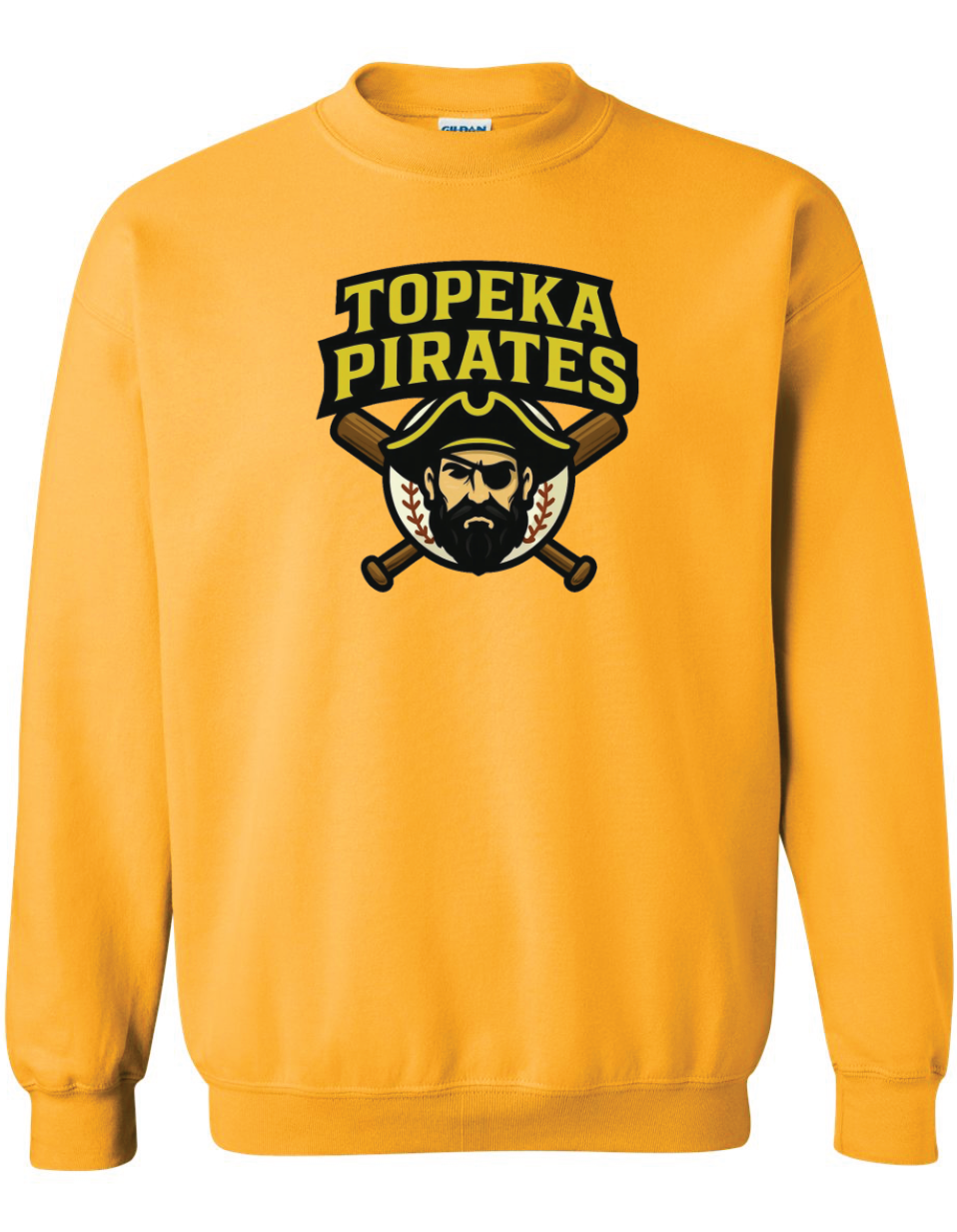Topeka Pirates Gildan Crew Sweatshirt