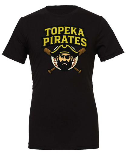 Topeka Pirates Bella Canvas Jersey Tee