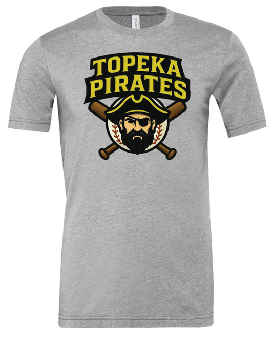 Topeka Pirates Bella Canvas Jersey Tee