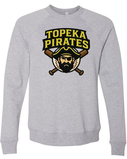Topeka Pirates Bella Canvas Crewneck Sweatshirt