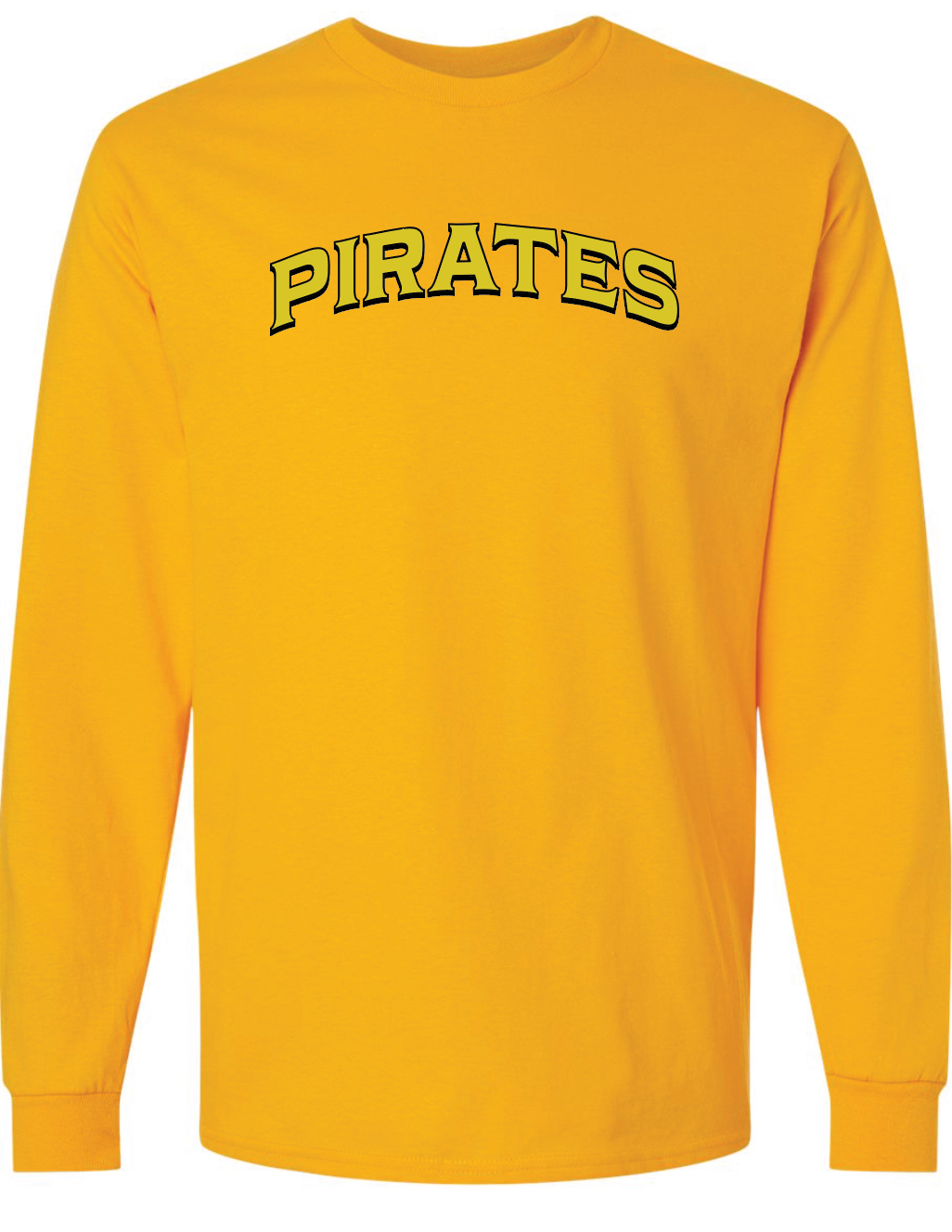 Pirates Baseball Gildan Ultra Cotton Long Sleeve T-Shirt