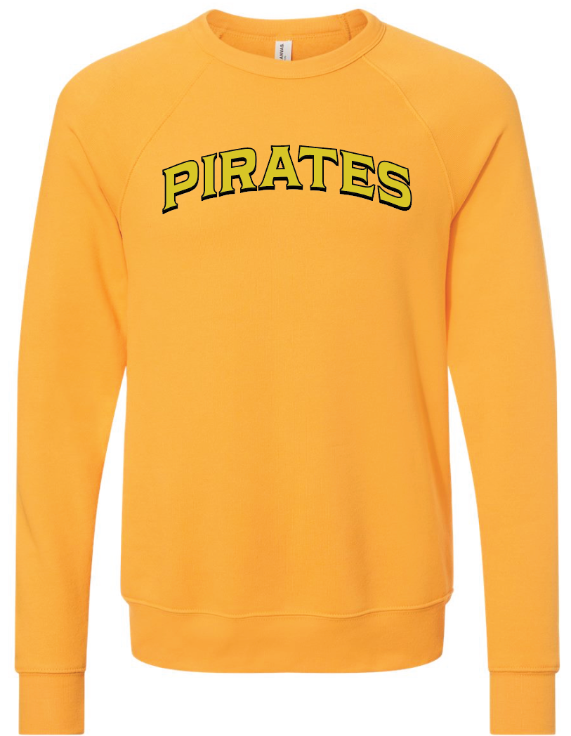 Pirates Baseball Bella Canvas Crewneck Sweatshirt