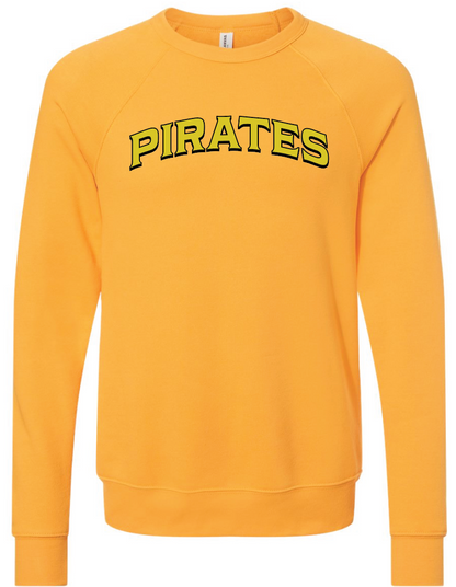 Pirates Baseball Bella Canvas Crewneck Sweatshirt
