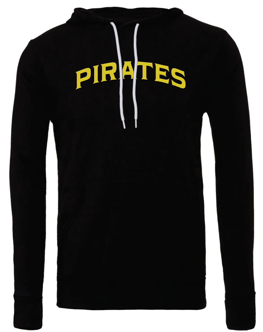 PIrates Baseball Bella Canvas Sponge Fleece Hoodie
