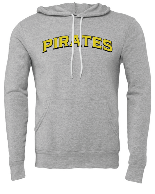 PIrates Baseball Bella Canvas Sponge Fleece Hoodie