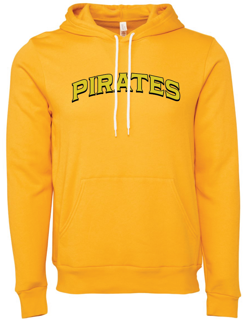 PIrates Baseball Bella Canvas Sponge Fleece Hoodie