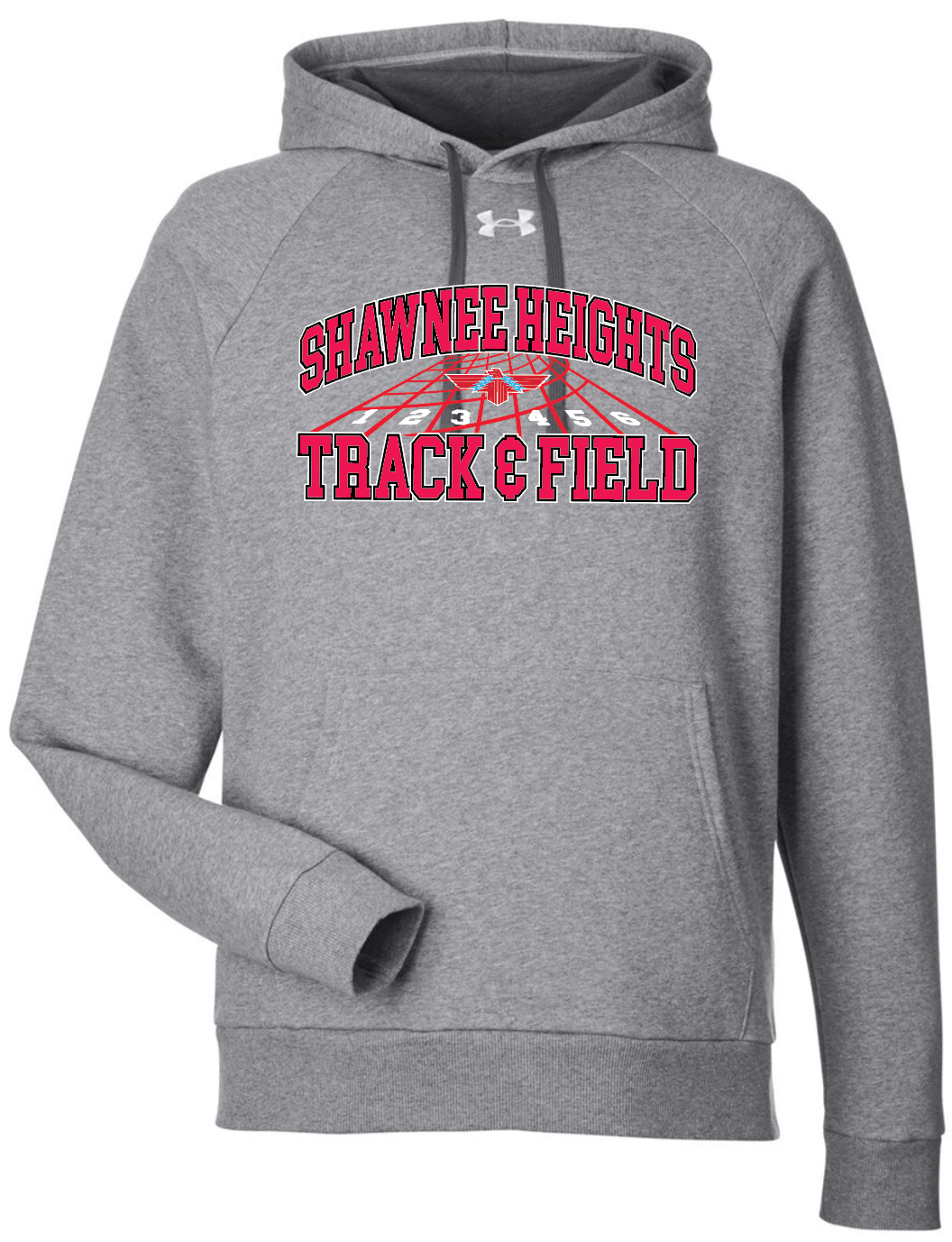 Thunderbirds Track & Field Under Armour Men's Rival Fleece Hooded Sweatshirt
