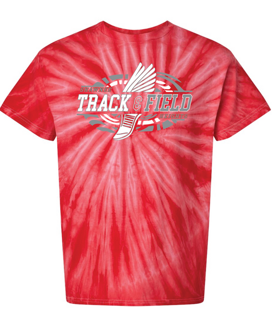 Shawnee Heights Track & Field Tie Dye T-shirt