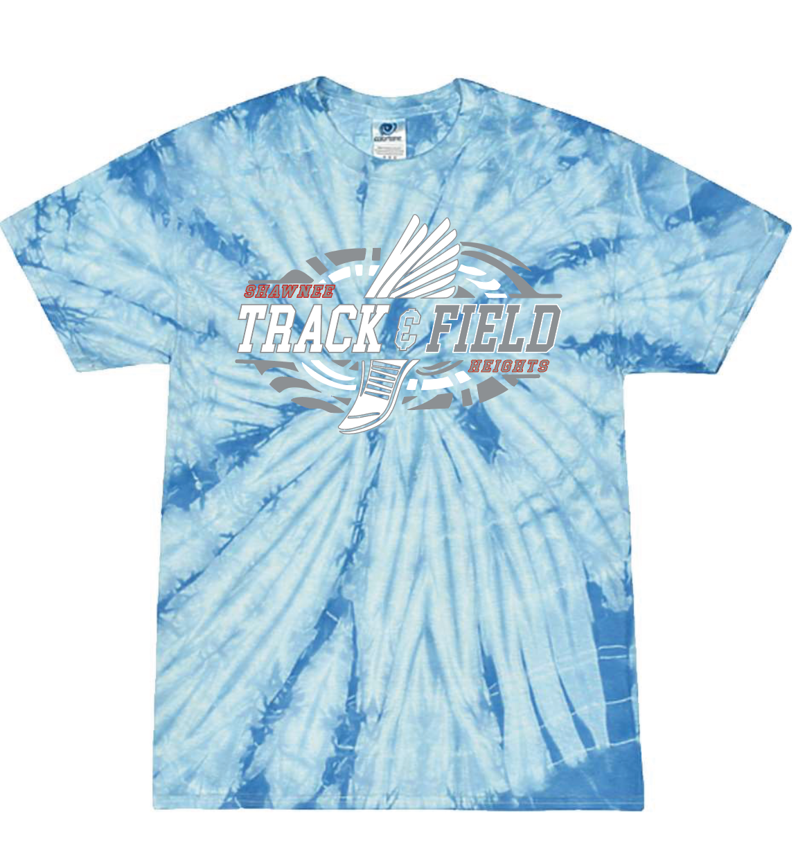 Shawnee Heights Track & Field Tie Dye T-shirt