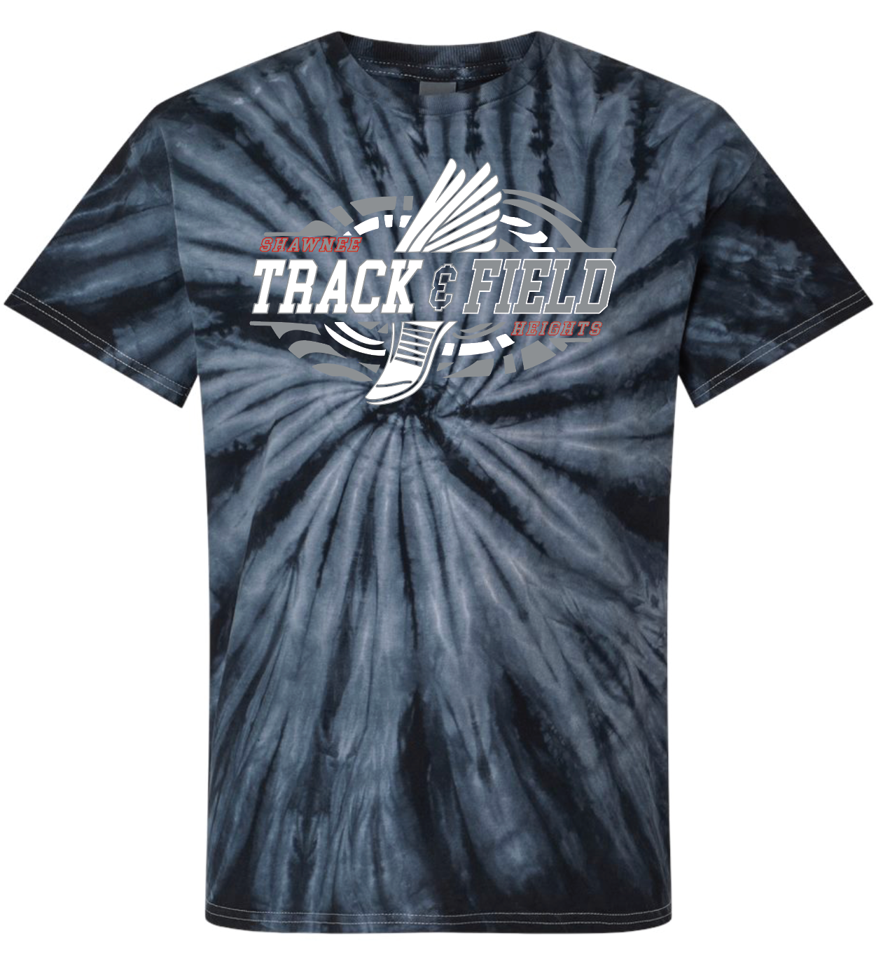 Shawnee Heights Track & Field Tie Dye T-shirt