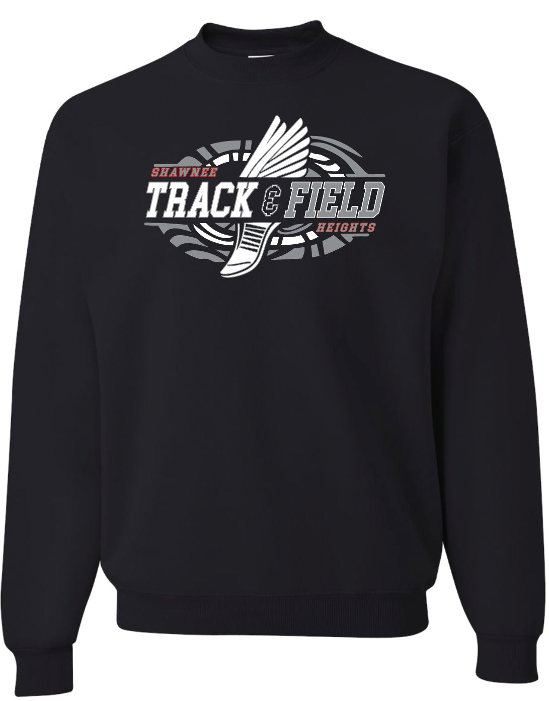 Shawnee Heights Track & Field Crew Sweatshirt