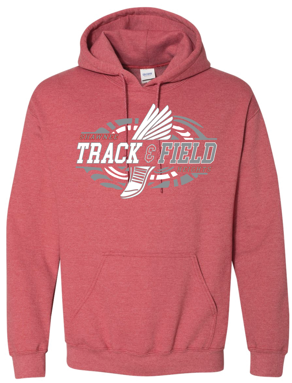 Shawnee Heights Track & Field Hooded Sweatshirt