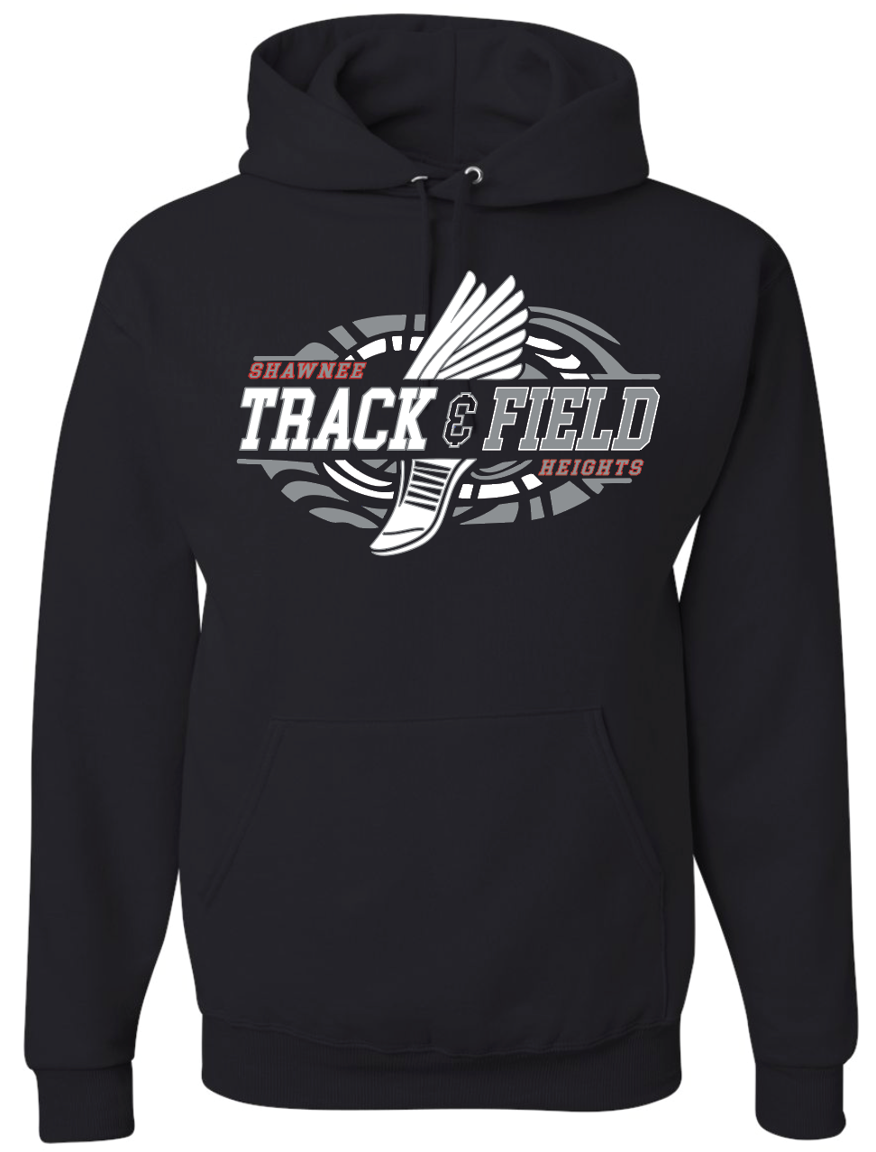 Shawnee Heights Track & Field Hooded Sweatshirt