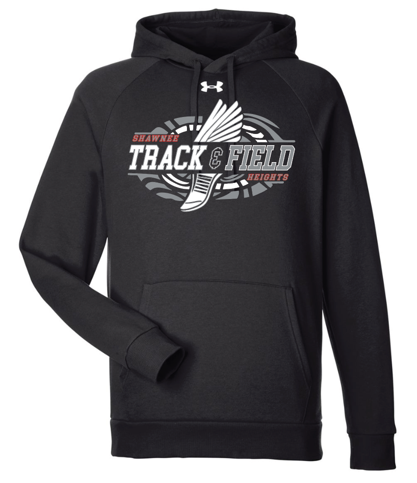 Shawnee Height Track & Field Under Armour Men's Rival Fleece Hooded Sweatshirt