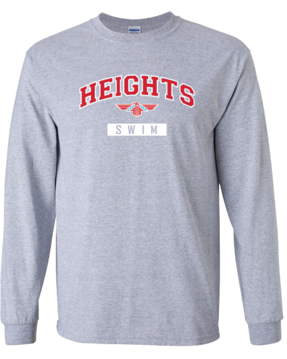 Shawnee Heights Swim Gildan Ultra Cotton Long Sleeve T-Shirt