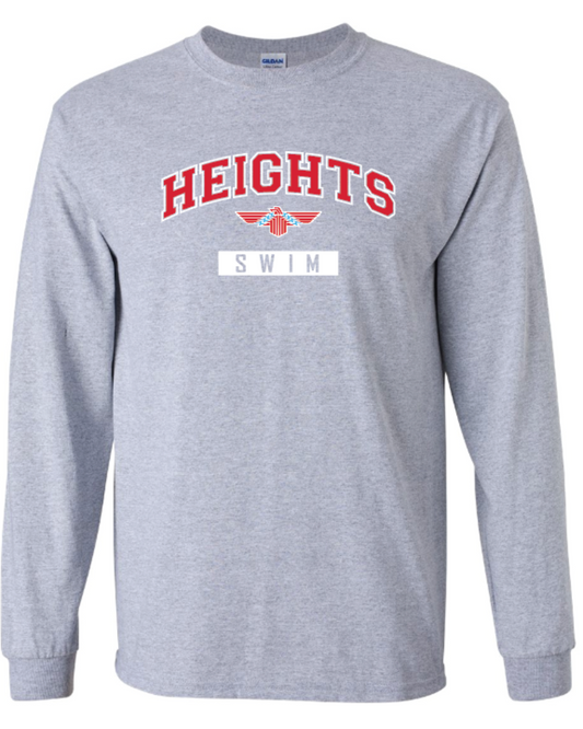 Shawnee Heights Swim Gildan Ultra Cotton Long Sleeve T-Shirt