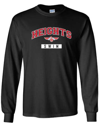 Shawnee Heights Swim Gildan Ultra Cotton Long Sleeve T-Shirt
