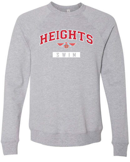 Shawnee Heights Swim Bella Canvas Crewneck Sweatshirt