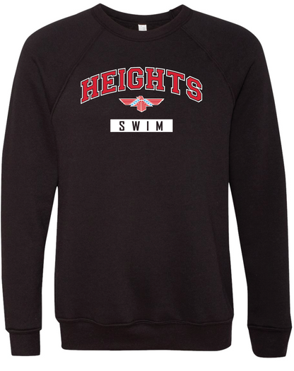 Shawnee Heights Swim Bella Canvas Crewneck Sweatshirt