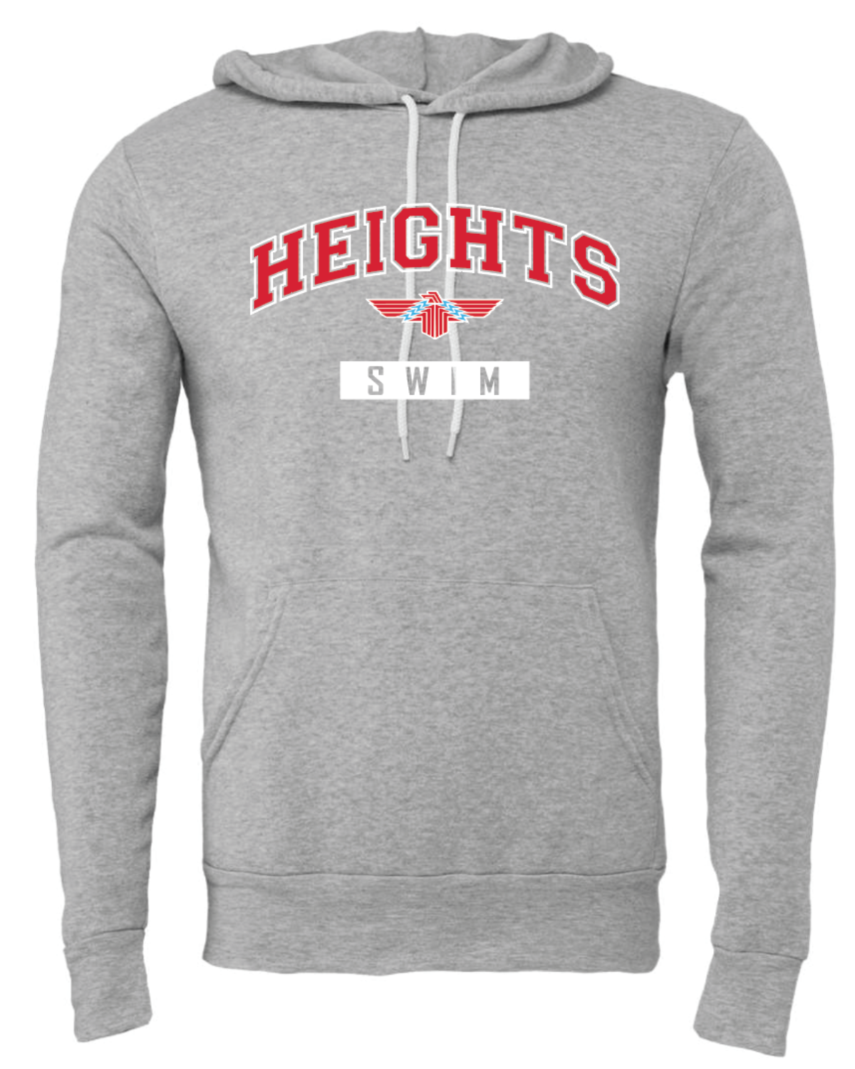 Shawnee Heights Swim Bella Canvas Sponge Fleece Hoodie