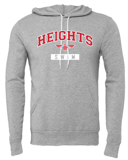 Shawnee Heights Swim Bella Canvas Sponge Fleece Hoodie