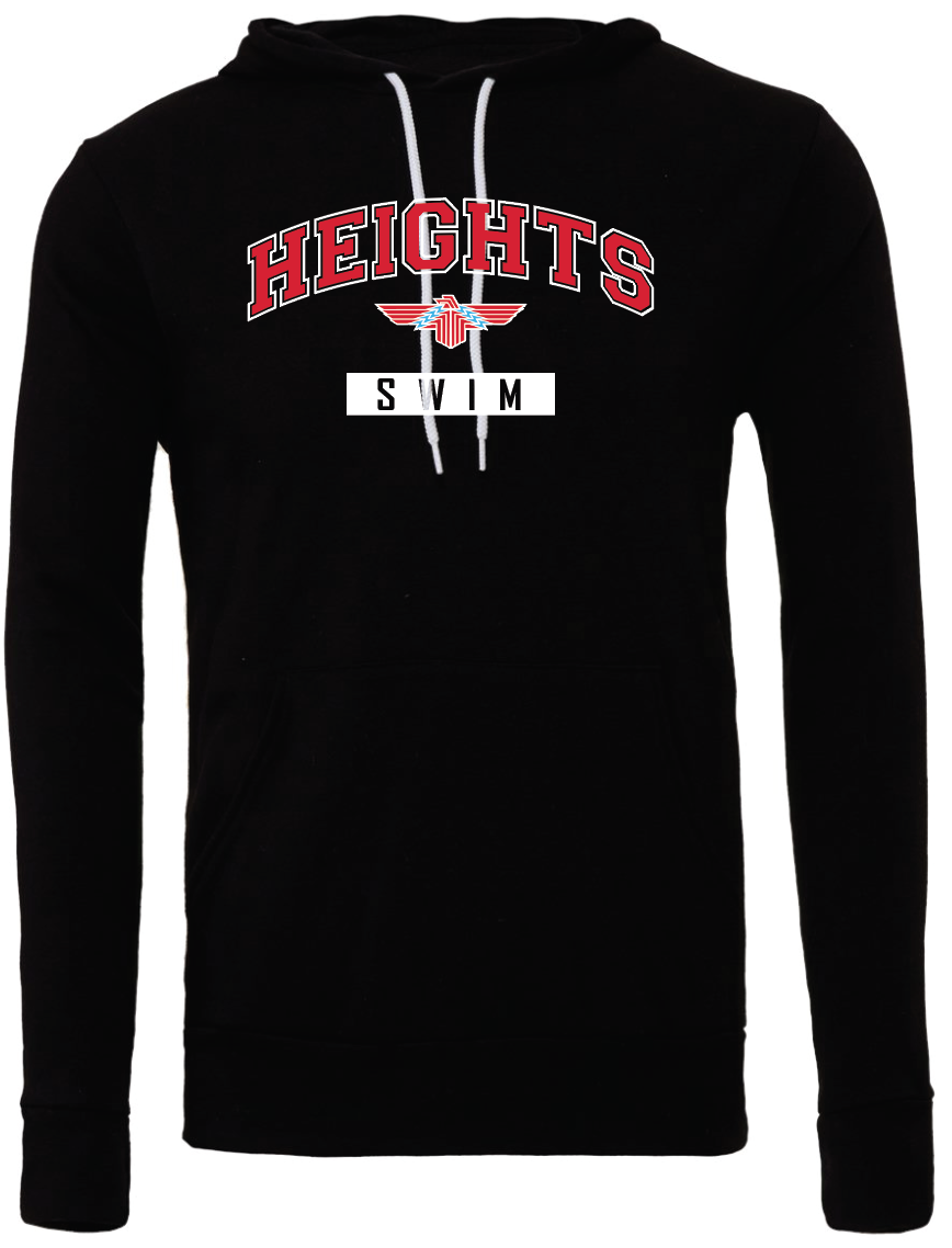 Shawnee Heights Swim Bella Canvas Sponge Fleece Hoodie