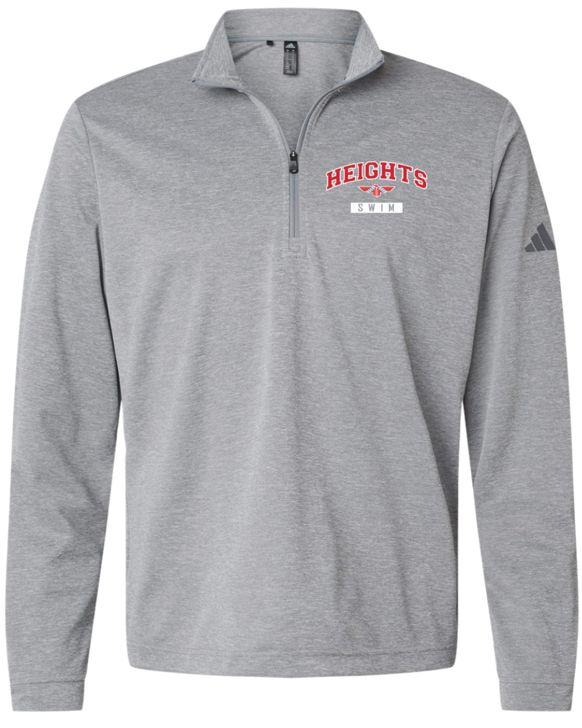 Shawnee Heights Swim Adidas Lightweight Quarter-Zip Pullover
