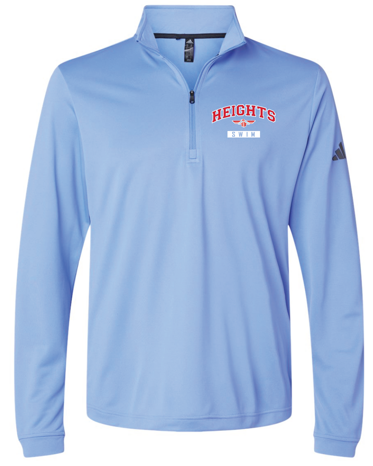 Shawnee Heights Swim Adidas Lightweight Quarter-Zip Pullover