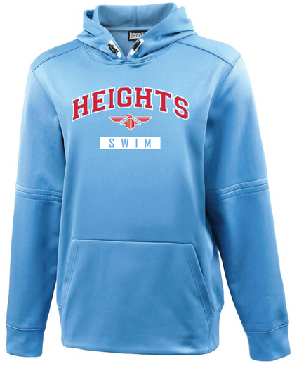 Shawnee Heights Swim Pennant Premium Performance Hoodie