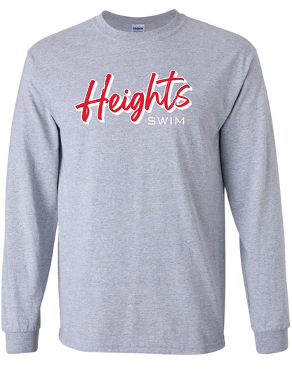 Heights Swim Gildan Ultra Cotton Long Sleeve T-Shirt