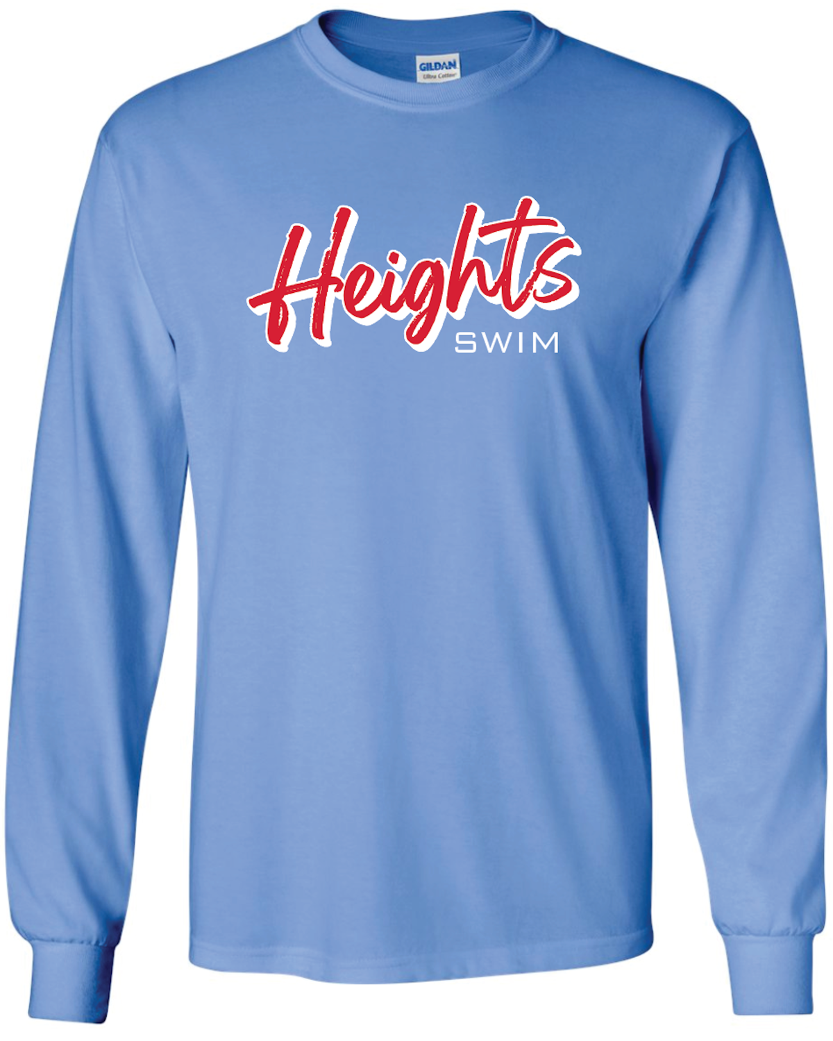 Heights Swim Gildan Ultra Cotton Long Sleeve T-Shirt