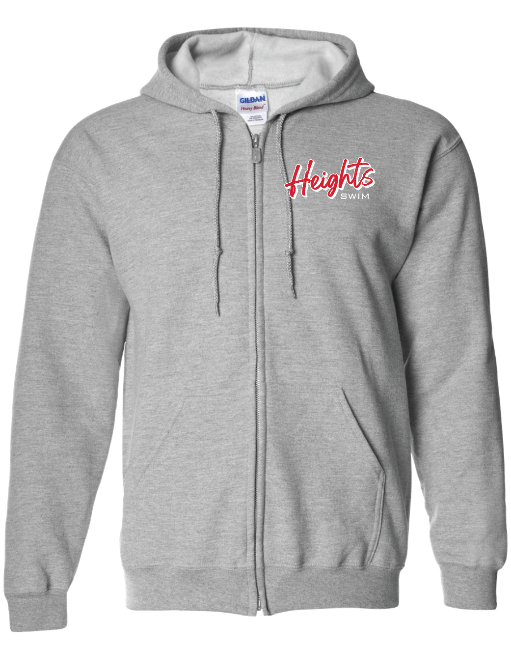 Heights Swim Full Zip Hooded Sweatshirt