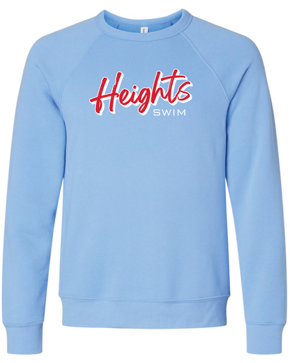 Heights Swim Bella Canvas Crewneck Sweatshirt