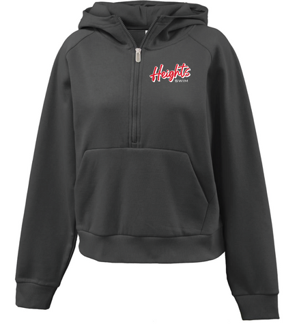 Heights Swim Pennant Womens Half-Zip Hoodie