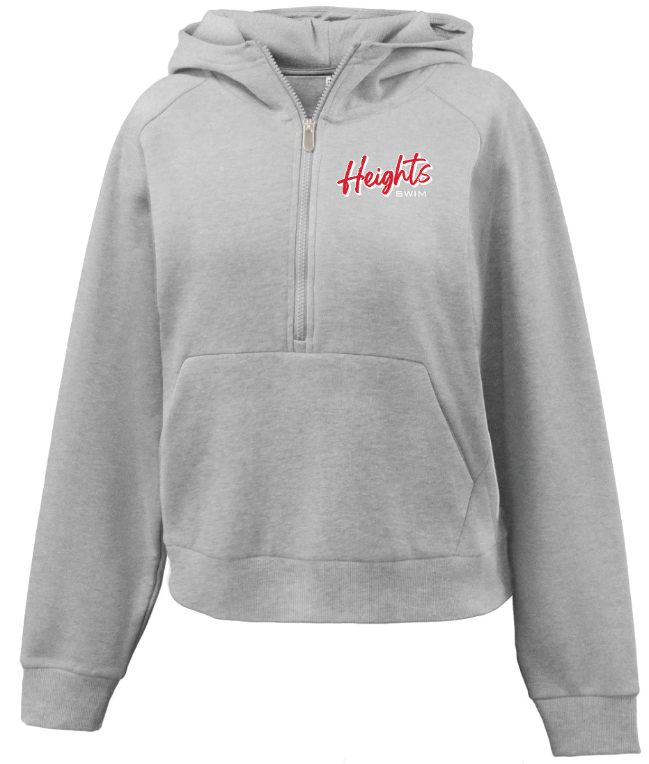 Heights Swim Pennant Womens Half-Zip Hoodie