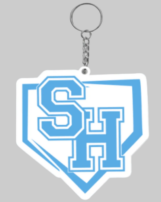 SH Baseball Keychain