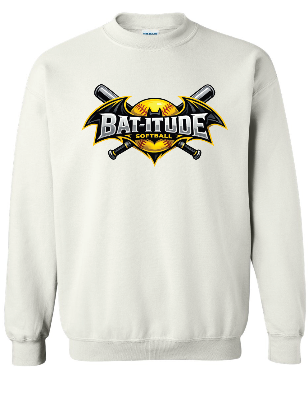 Bat-itude Softball Crew Sweatshirt