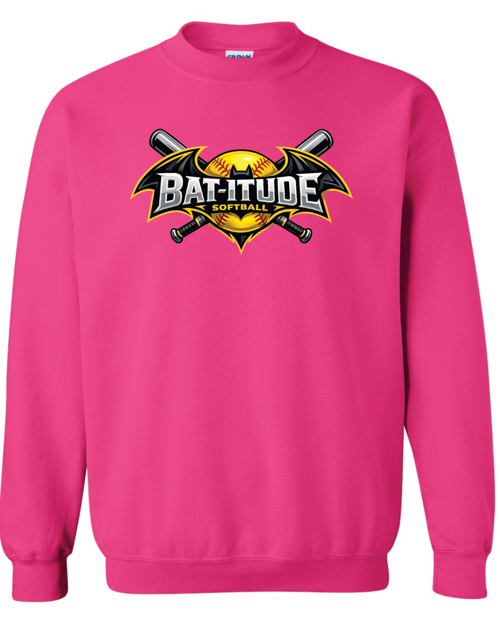 Bat-itude Softball Crew Sweatshirt