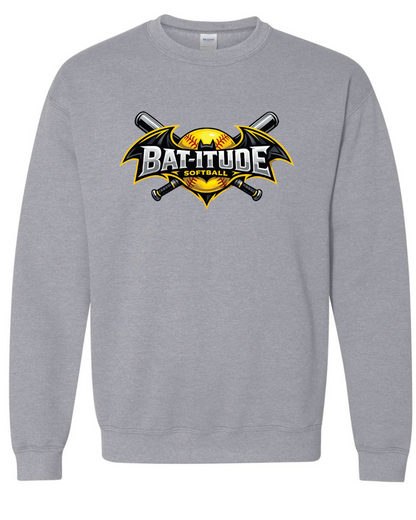 Bat-itude Softball Crew Sweatshirt