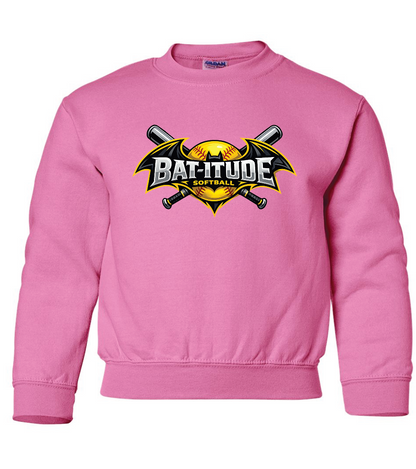 Bat-itude Softball Crew Sweatshirt