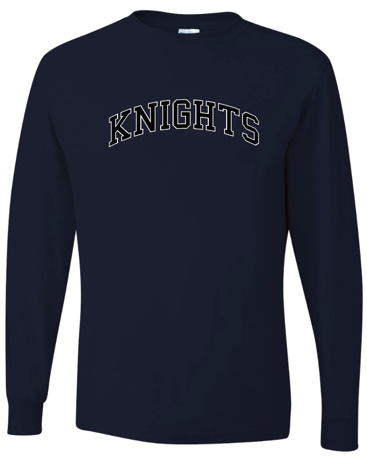 Knights Long Gildan Sleeve T-Shirt