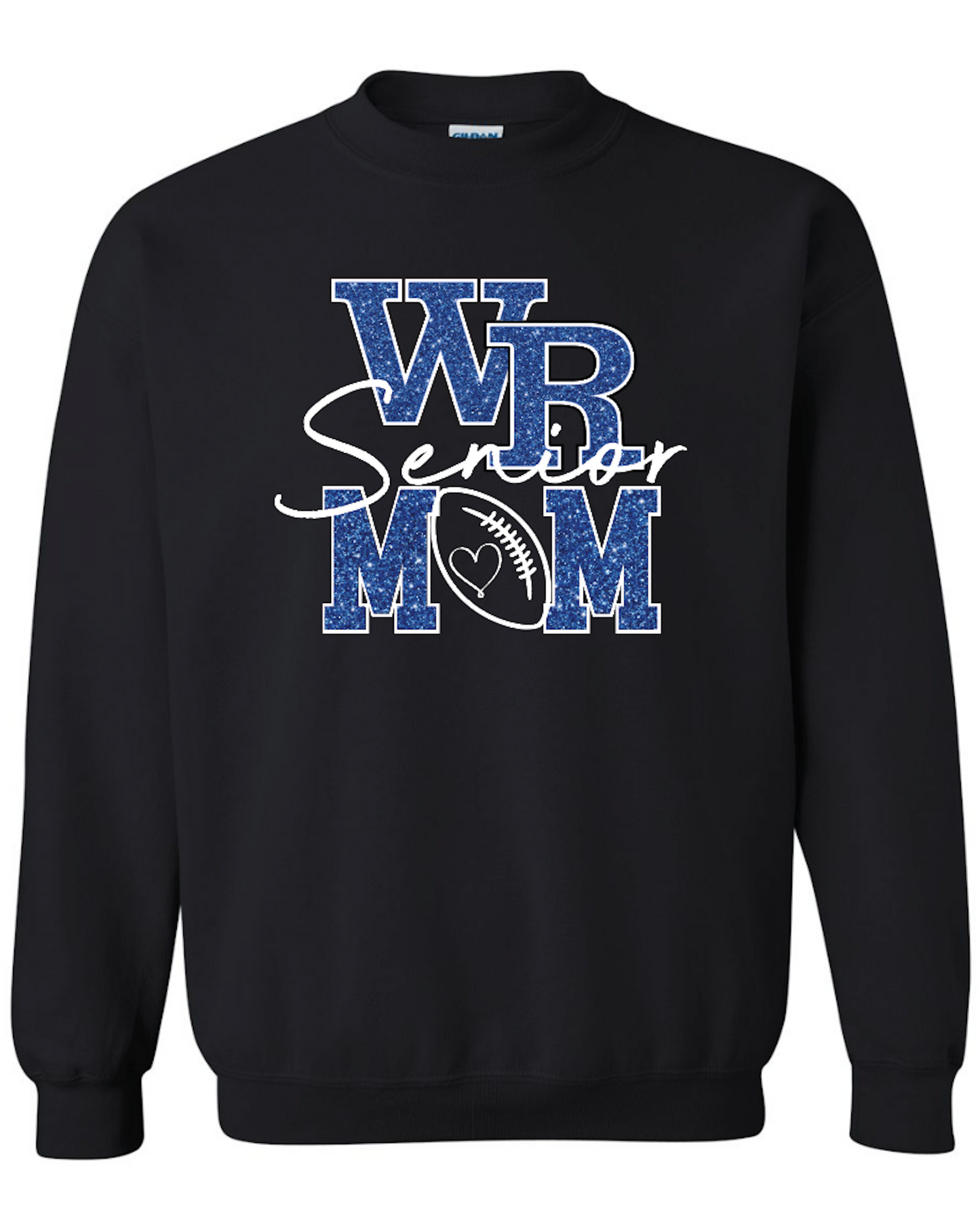 WR Senior Mom Gildan Crew Sweatshirt