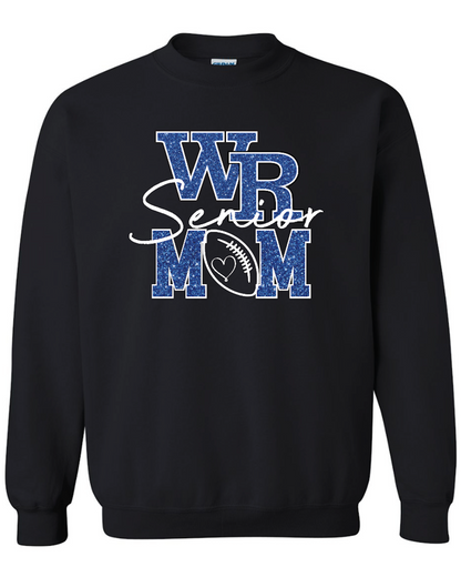 WR Senior Mom Gildan Crew Sweatshirt