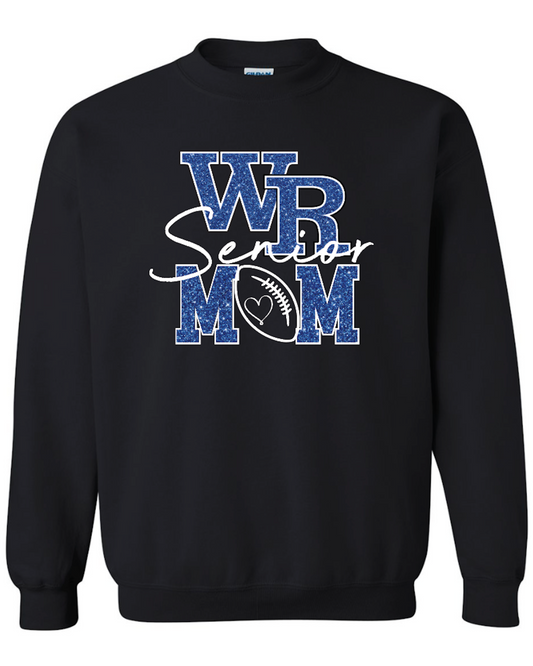 WR Senior Mom Gildan Crew Sweatshirt