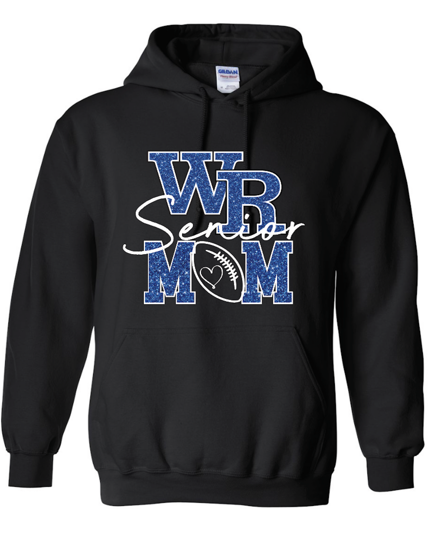 WR Senior Mom Gildan Hooded Sweatshirt