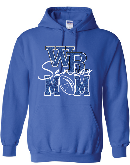 WR Senior Mom Gildan Hooded Sweatshirt