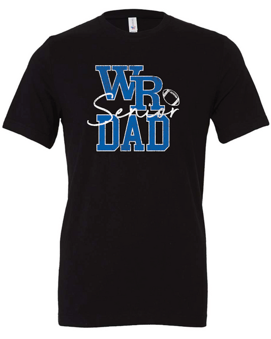 WR Senior Dad Bella Canvas Jersey Tee